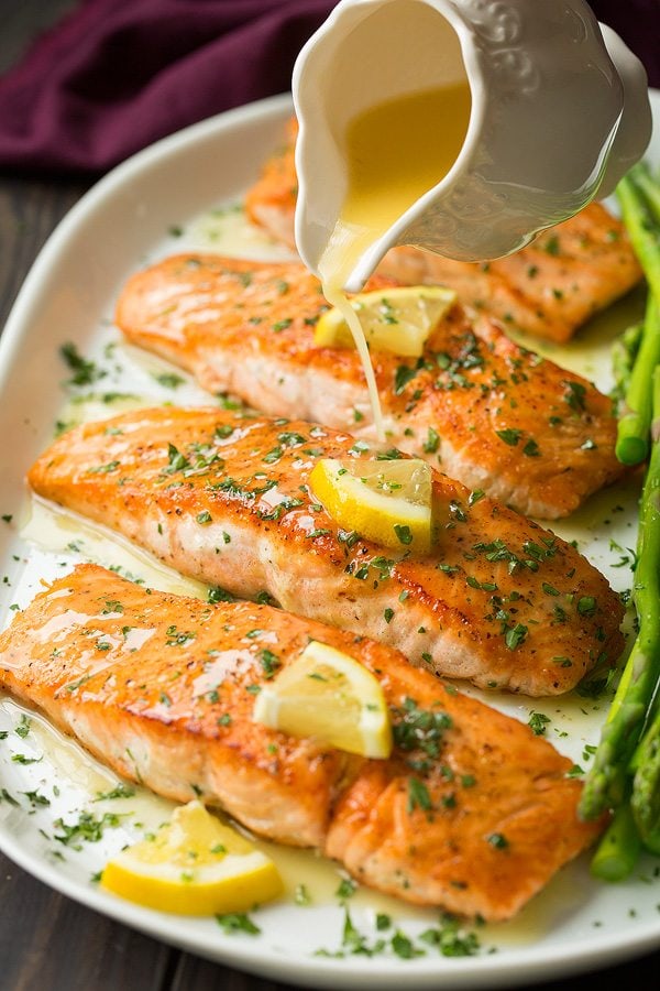 Seared salmon